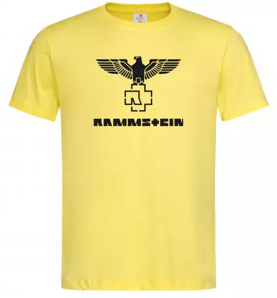 Мужская футболка Rammstein logo Лимонный фото