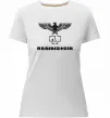 Женская премиум футболка Rammstein logo Белый фото
