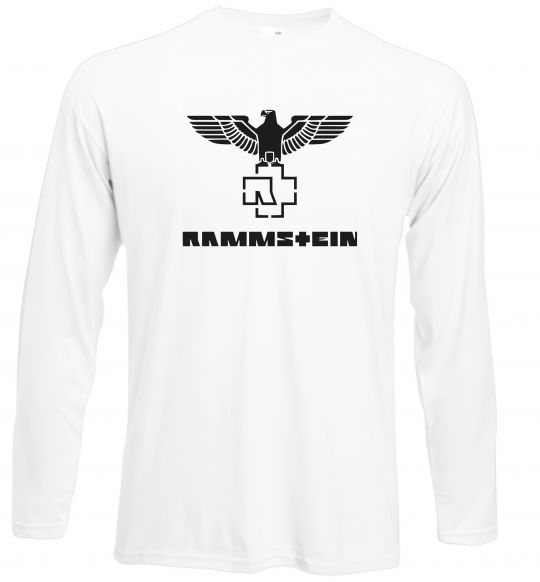 Лонгслів Rammstein logo Білий фото