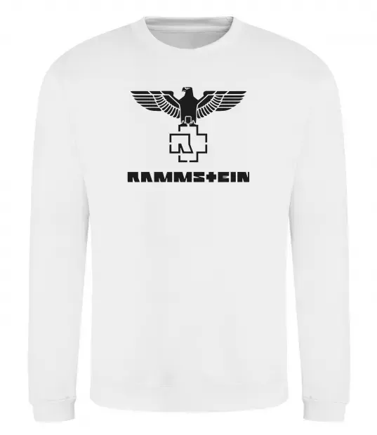 Свитшот Rammstein logo Белый фото