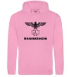 Чоловіча толстовка (худі) Rammstein logo Рожевий фото