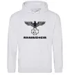 Женская толстовка (худи) Rammstein logo Серый меланж фото