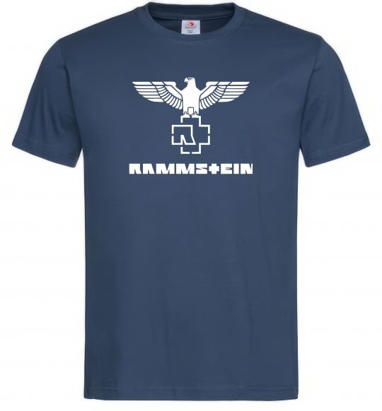 Чоловіча футболка Rammstein logo Темно-синій фото