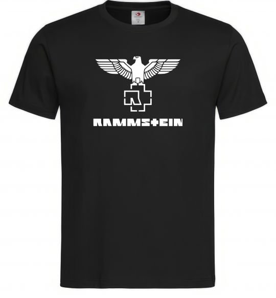 Чоловіча футболка Rammstein logo Чорний фото