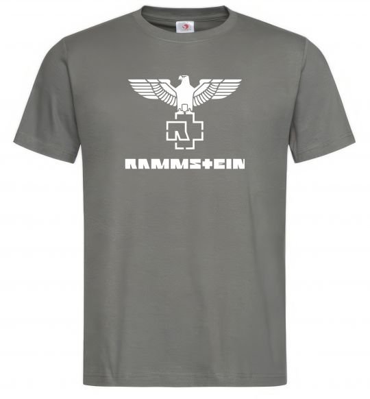 Чоловіча футболка Rammstein logo Графіт фото