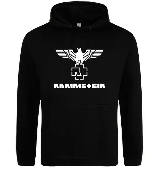 Женская толстовка (худи) Rammstein logo Черный фото