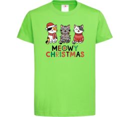 Детская футболка Meowy Christmas