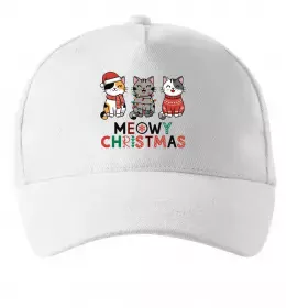 Кепка Meowy Christmas Белый фото