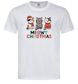 Чоловіча футболка Meowy Christmas Чоловіча футболка Meowy Christmas