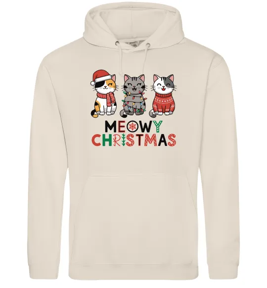 Мужская толстовка (худи) Meowy Christmas Таш фото