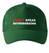 Кепка I don`t speak svynosobacha Темно-зеленый фото