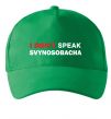 Кепка I don`t speak svynosobacha Зеленый фото