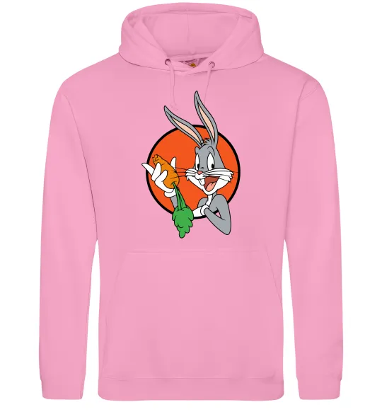 Чоловіча толстовка (худі) Bugs Bunny Рожевий фото