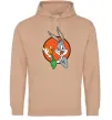 Женская толстовка (худи) Bugs Bunny Песочный Женская толстовка (худи) Bugs Bunny Песочный фото