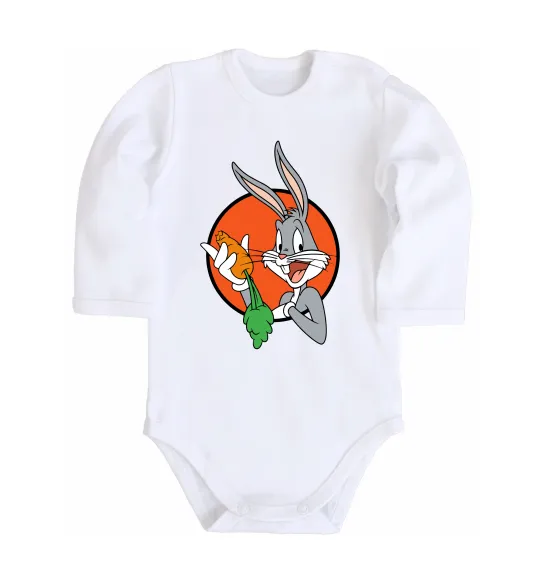 Дитячий бодік Bugs Bunny Білий фото