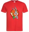 Мужская футболка Bugs Bunny Красный фото