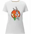 Женская премиум футболка Bugs Bunny Белый фото