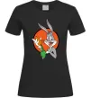 Женская футболка Bugs Bunny Черный фото