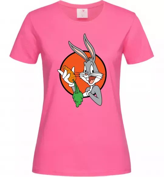 Женская футболка Bugs Bunny Ярко-розовый фото