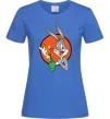 Женская футболка Bugs Bunny Ярко-синий фото