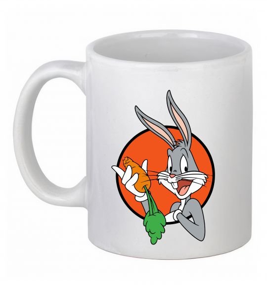 Чашка керамічна Bugs Bunny Білий фото