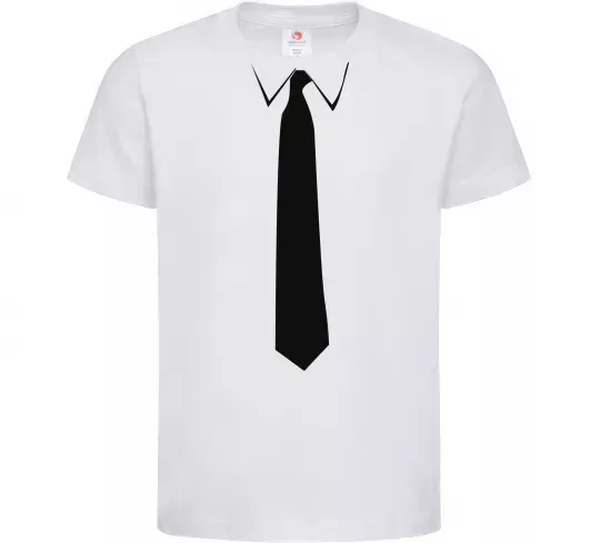 Дитяча футболка ГАЛСТУК КЛАССИКА 11-12 Білий фото