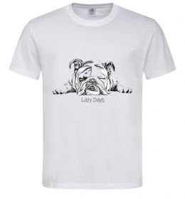 Чоловіча футболка Бульдог спить L