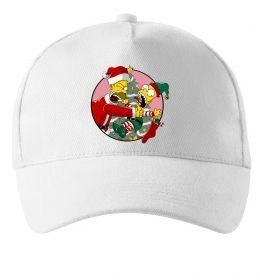 Кепка Гомер та Барт Новий Рік