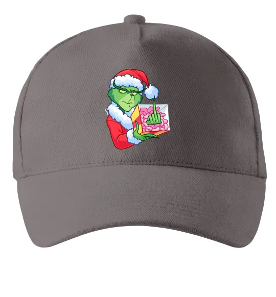 Кепка Грінч подарунок Серый фото