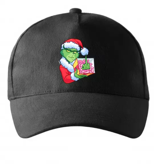 Кепка Грінч подарунок Чорний фото