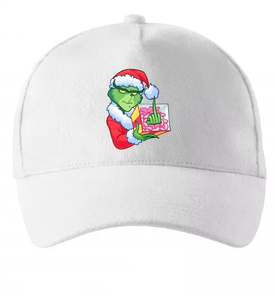 Кепка Грінч подарунок Білий фото