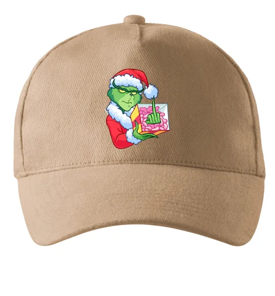 Кепка Грінч подарунок Песочный фото