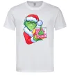 Мужская футболка Грінч подарунок Белый Мужская футболка Грінч подарунок Белый фото