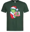 Мужская футболка Грінч подарунок Темно-зеленый Мужская футболка Грінч подарунок Темно-зеленый фото