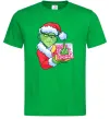 Мужская футболка Грінч подарунок Зеленый Мужская футболка Грінч подарунок Зеленый фото
