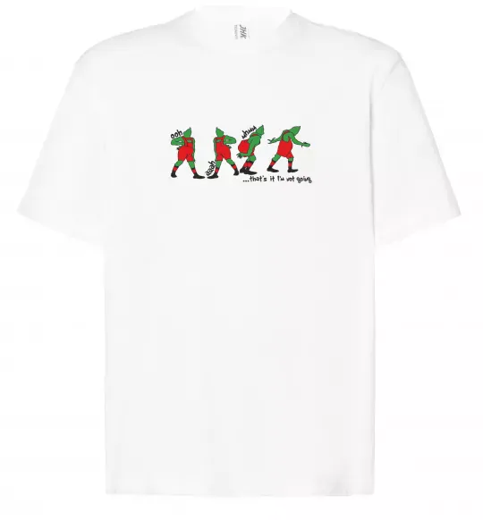 Футболка Оверсайз Грінч ooh ah mhm Білий фото