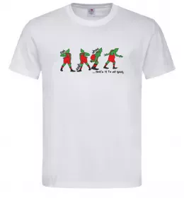 Чоловіча футболка Грінч ooh ah mhm Білий фото