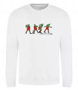 Свитшот Грінч ooh ah mhm Белый фото