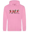 Чоловіча толстовка (худі) Грінч ooh ah mhm Рожевий фото