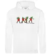 Чоловіча толстовка (худі) Грінч ooh ah mhm Білий фото