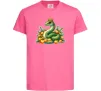 Детская футболка Змія з мандаринками Ярко-розовый Детская футболка Змія з мандаринками Ярко-розовый фото