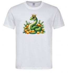 Мужская футболка Змія з мандаринками Мужская футболка Змія з мандаринками