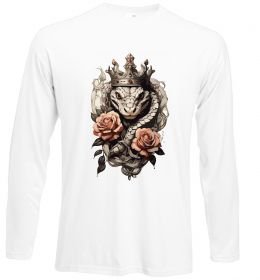 Лонгслів Змія з короною в квітах