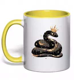 Чашка с цветной ручкой