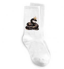 Носки Змія чорно-золота