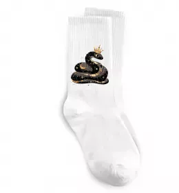Носки Змія чорно-золота Белый фото