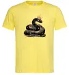 Мужская футболка Змія чорно-золота Лимонный фото