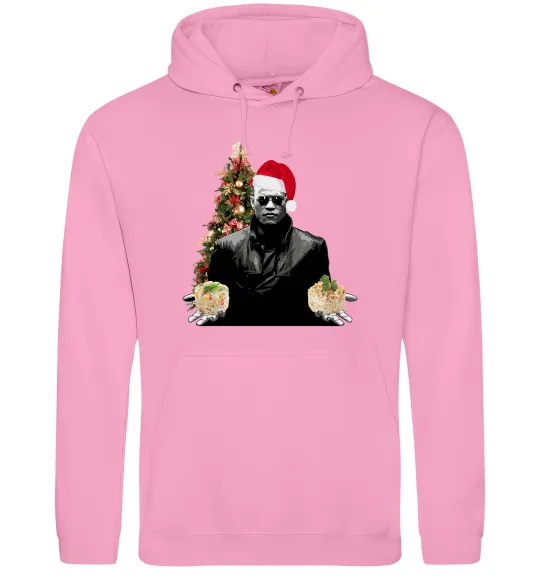 Мужская толстовка (худи) Морфеус новорічний вибір Розовый фото