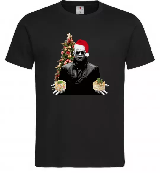 Мужская футболка Морфеус новорічний вибір Черный фото