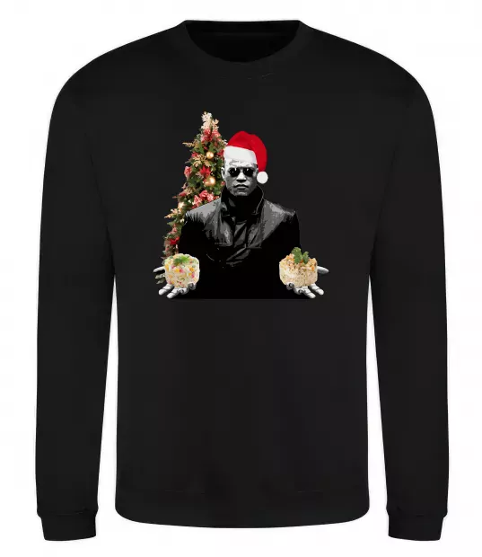 Свитшот Морфеус новорічний вибір Черный фото